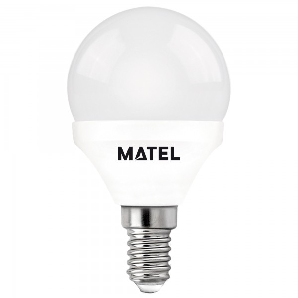 Bomb.led esferica  e14  5w.rgb