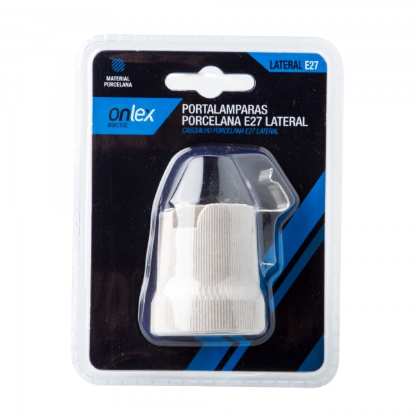 Bl.portalamparas onlex e-27 porcel.lat.