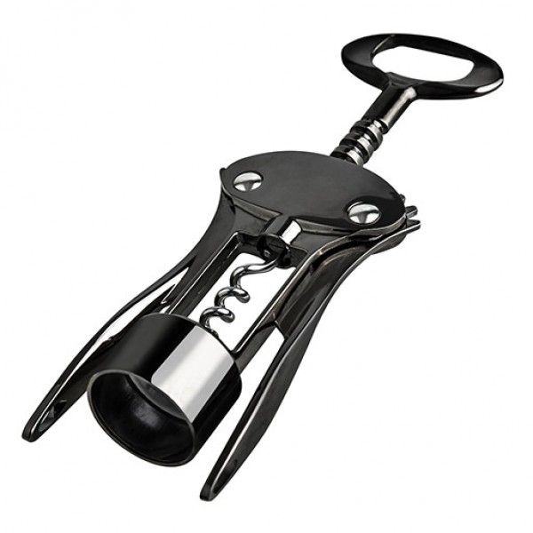 Sacacorchos dos brazos titanio supreme