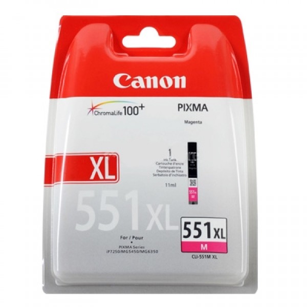 Canon cartucho cli-551m xl magenta