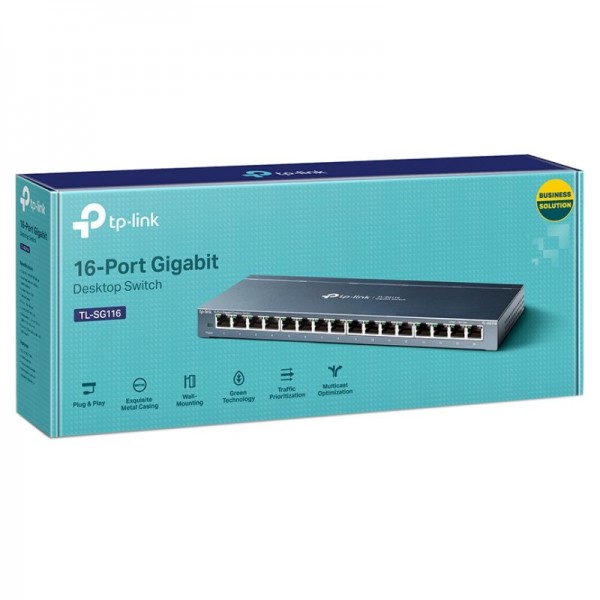 Tp-link tl-sg116 switch 16xgb