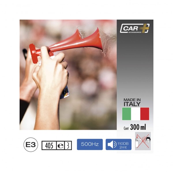 Bocina Portátil Tipo Náutico Gas 500Hz 110DB Muy Potente