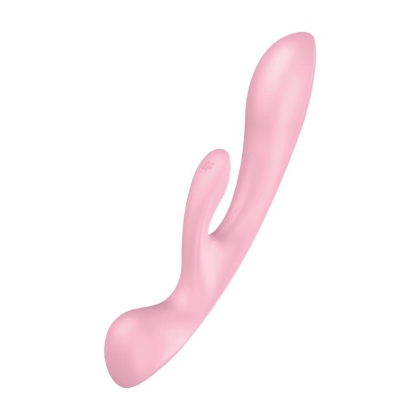 Satisfyer triple lover vibrador rosa 1un