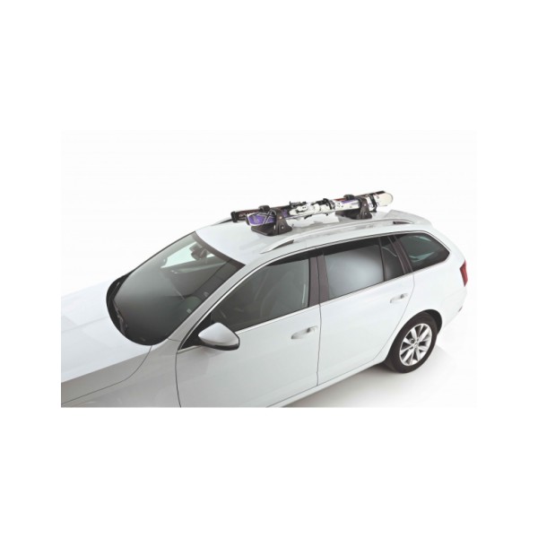 Portaesquís Magnético Universal Con Techo De Coche Antirrobo Sko Capacidad 2 Pares de Esquís