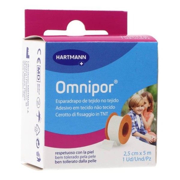 Esparadrapo Omnipor Papel 5mx2,5cm