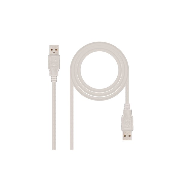 Nanocable cable usb 2.0, tipo a/m-a/m, 2.0 m