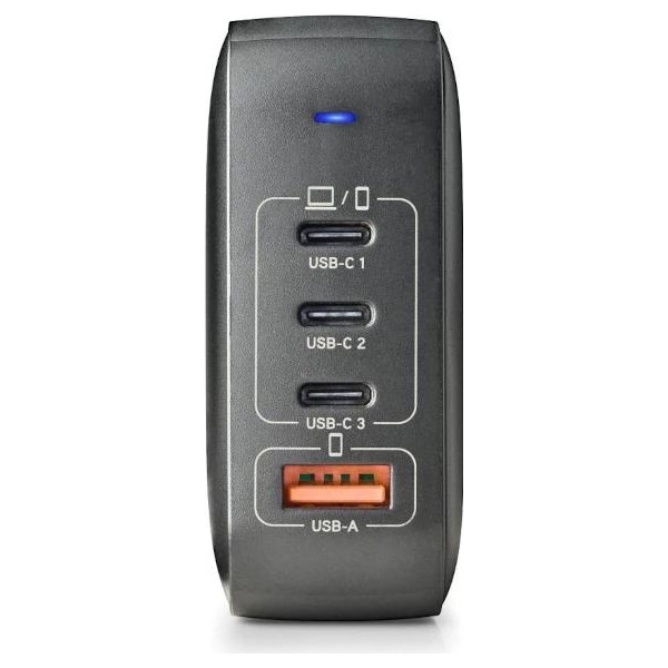 Ngs cargador ultrarapido165w 4 puertos 3usb-c 1 us