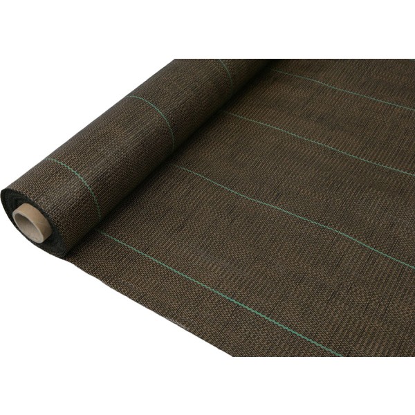 Malla antihierba 100 g/m² marrón 1 x 100 m