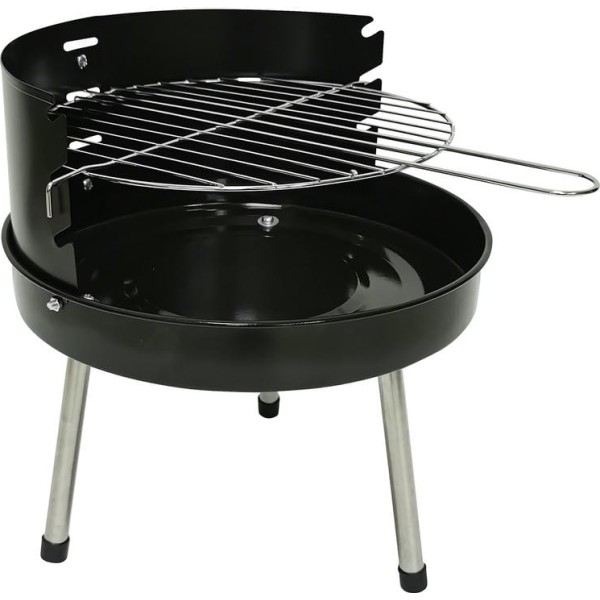 Barbacoa carbon sobremesa redonda 27x31