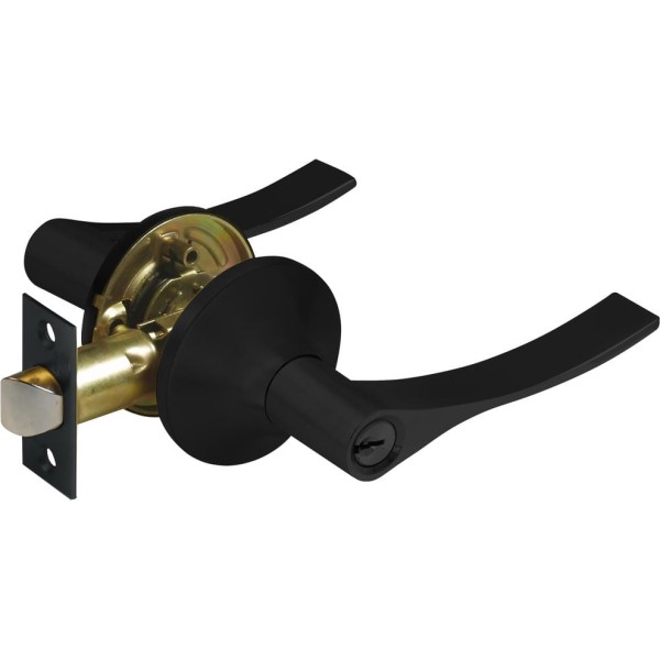 Pomo manilla entrada 65mm.negro