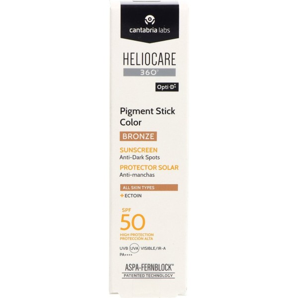 Heliocare 360º Pigment Stick SPF 50 1 Envase 10 g Color Bronze